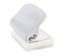 Jiawu ABS Iron Iron 5 Hole Paper Punker - Strumento di Danza a Buca Lunga per Organizzare i Documenti Ideali per gli Specialisti Dell'ufficio (GREY)