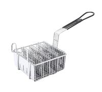 Jiawu Acciaio Inossidabile -Fryer Taco Fryer con una Maniglia Lunga per Ristoranti Cucina, 4 Cozze Friggitrici, Facili Usare per Tacos Fatti in Casa