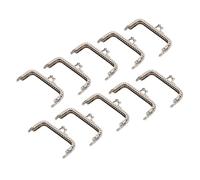 Jiawu Acquista Telaio Squisiti Chiusura -pressione/supporto per Manuale Fai -da te, per Cena, Elegante Argento e Oro 10pcs da 8,5 Cm Quadrati