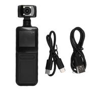 Jiawu Action Camera, Videoregistratore Portatile WIFI 4K con Obiettivo Rotante a 180°, Schermo da 1,31 Pollici, Telecamere POV Portatili, Registrazione Audio e Video Semplice