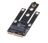 Jiawu Adattatore Mini PCIe a M.2 NGFF, Convertitore per Modulo 5G 4G 3G con Slot per Scheda NANO SIM, Supporta 30 42 50 52 Dimensioni di Schede di Rete, Segnale PCIe 1X USB2 0