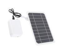 Jiawu Aeratore per Stagno Solare 2W Ricaricabile 2000mah Ossigenatore a Basso Rumore per Laghetto da Giardino Piscina all'aperto Acquari