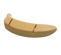 Jiawu Affilacoltelli Manuale Affilacoltelli Manuale a 2 Fessure per Coltelli da, Design Ergonomico a Forma di Banana Ideale per l'uso con la Mano Destra o Mancina, Multifunzione per Ristorante di