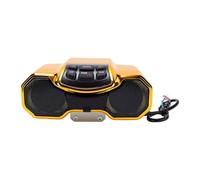 Jiawu Altoparlanti per Moto Audio Radio Bluetooth Impermeabile, Lettore MP3 Subwoofer, Compatibile per Scooter, Altoparlante per Manubrio Moto, Suono Stereo Chiaro