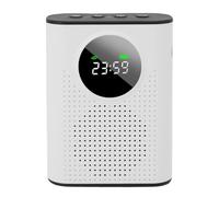Jiawu Amplificatore Vocale Wireless Amplificatore Clero Sonno di qualità Magnetica Lavalier -LED Display for Teachers Meetings Meeting I Muscoli Addominali della Riunione