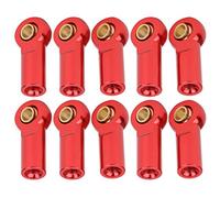 Jiawu Asta di Collegamento per Auto RC, 10 Pezzi Giunto Sferico in | Set di viti per giunto sferico RC, lega di alluminio, adatto per AXIAL SCX10 1/10, guida stabile, sostituzione di pezzi di