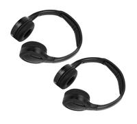 Jiawu Auricolari per Auto, Cuffie Stereo Wireless a Infrarossi 2 Auto Power Mute Pieghevole Leggero, Cuffie Senza Fili con qualità del Suono Chiara per Poggiatesta DVD