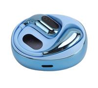 Jiawu Auricolari per Traduttore di Lingua 5.4 con APP per Dispositivo di Traduzione con Gancio per L'orecchio per Chiamate Musicali (BLUE)