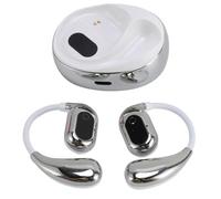 Jiawu Auricolari per Traduttore di Lingua 5.4 con APP per Dispositivo di Traduzione con Gancio per L'orecchio per Chiamate Musicali (WHITE)