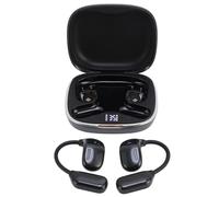 Jiawu Auricolari Traduttore Linguistico Wireless con Supporto per 144 Lingue e Cancellazione Attiva del Rumore per Conversazioni e Chiamate Fluide (BLACK)