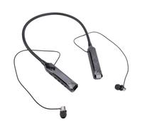 Jiawu Auricolari Wireless con Archetto da Collo Auricolari 5.3 con Riduzione del Rumore per lo Sport, Batteria a Lunga Durata [visualizzazione della Batteria in Tempo reale] (BLACK)