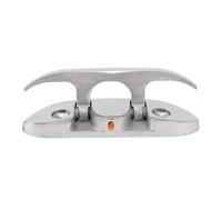 Jiawu Bitta Pieghevole di Dimensioni Pratiche per Barche, Bitta per Corda Ponte Robusta e Durevole, Ormeggio per Pontile Pieghevole in Acciaio Inossidabile 316 4,7 Pollici 4 Pezzi