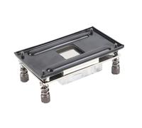 Jiawu Blocco di Raffreddamento Ad Acqua CPU, Waterblock a Microcanali in Rame Compatibile AM4 per PC, Base in Rame Cromato con Tecnologia Antiossidante, Altezza 3 Mm, Supporta AM2/AM3/FM2+