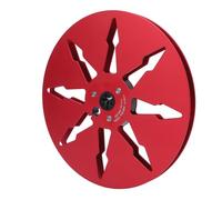 Jiawu Bobina di Nastro Vuota in Lega di Alluminio da 7 Pollici per ReVox Studer, qualità del Suono Migliorata per la Registrazione, Lettori di Nastri da 1/4 di Pollice (rosso)