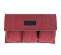 Jiawu Borsa per Batteria per Fotocamera, Custodia per Batteria DSLR a 3 Tasche, Adatta per Mavic 2, Mini 4 Pro, Mini 3, Serie Avata, Batterie per Fotocamera LP-E4N, LP-E19 (Rosso
