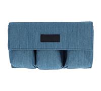 Jiawu Borsa per Batteria per Fotocamera, Custodia per Batteria DSLR a 3 Tasche, Adatta per Mavic 2, Mini 4 Pro, Mini 3, Serie Avata, Batterie per Fotocamera LP-E4N, LP-E19 (BLUE)