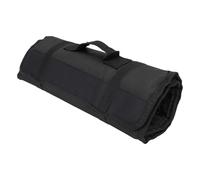 Jiawu Borsa Portacoltelli da Chef 20 Scomparti - Custodia Portatile per Posate per, Viaggi, Campeggio, Resistente Protezione per Coltelli in Tela (BLACK)