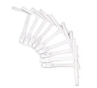 Jiawu Calibro per Raggio per Chitarra, Righello a Forma di T in Acciaio Inossidabile da 9 Pezzi con Segni Incisi per una Facile Misurazione Sopra o Sotto le Corde Calibro per Raggio Sottocorda,