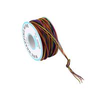 Jiawu Cavo a Filo in Rame Fine con Isolamento Multicolore per Laptop, Scheda Madre, Display LCD, Breadboard, Test Elettronico, Filo 250 M 8, per L'organizzazione e la Saldatura