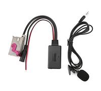 Jiawu Cavo Bluetooth AUX, Protocollo Bluetooth 5.0 Risposta Alle Chiamate Suono Chiaro Trasmissione DSD Modulo per Auto, Adattatore Audio Ausiliario con Microfono per A3 A8 TT