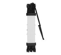 Jiawu Cavo di Alimentazione GPU ARGB Versatile con Effetto Luce Meteora, per la Decorazione della Custodia del Computer della Scheda Madre, Materiale Siliconico (#1)