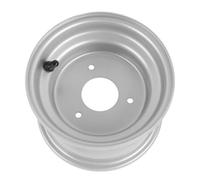 Jiawu Cerchione per ATV 7 Pollici, Lega di Alluminio, 3 Fori per bulloni, 16 x 8,00, cerchione 7 Pollici con Design allargato per Go Kart, Quad, Dirt Bike, Tosaerba