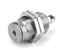 Jiawu Cilindro con Perno Mini con Foro Ad Ago a Singola Azione CJPB - Cilindro con Bullone Pneumatico, Ritorno a Molla, Foro da 6 Mm-15 Mm, Dispositivo di Posizionamento, Parte di Ricambio (CJPB15*15)