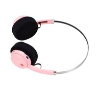 Jiawu Comode Cuffie Wireless retrò con connettività Perfetta e Design Leggero per il Gioco e la Ricarica di Tipo C per L'uso Quotidiano (PINK)