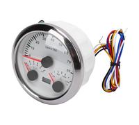 Jiawu Connessione 3 su 1 Schermo Multifunzionale per la Coltivazione di Barche per Camion in Metallo (BEZEL argento con quadrante bianco CX8290)