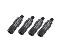 Jiawu Connettore a Sgancio Rapido per Pesca alla Carpa, 4 Pezzi, Adattatore per Allarme per Canna da Pesca in Lega di Alluminio per Bastoncini Rod Pod, Accessori da Durevoli Staccabili