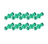 Jiawu Connettore Diritto per Tubo da Giardino, 10 Pezzi Connettori Rapidi | Connettori Rapidi con Giunti per Tubi in Plastica per Irrigazione del Giardino, Uso Agricolo e Orticolo