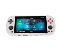 Jiawu Console di Gioco retrò Portatile, Schermo IPS da 4,96 Pollici 720X1280 per Intrattenimento Multimediale, Materiale ABS (GRAY)
