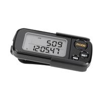 Jiawu Contapassi, Contapassi 3D da Passeggio con Clip e Cordino Rimovibili, Ampio Display Digitale, Memoria di 30 Giorni, Traccia Accuratamente i Passi per Uomini Donne Bambini