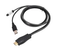 Jiawu Convertitore HDMI ARC a Audio Ottico da 192 KHz, Convertitore EARC a Ottico con Cavo da 41,3 Pollici, Adattatore Estrattore Audio Splitter per Soundbar TV, Plug and Play