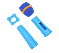 Jiawu Copertura per Microfono Wireless in Silicone con Anello Antiscivolo per Parabrezza, Custodia Protettiva Antiurto Antiscivolo con Parabrezza, per KTV Home Karaoke Stage (BLUE)