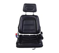 Jiawu Correzione Dell'ascensore per L'assedio con Regolabile e Aspetto di Comoda Regolazione dello Schienale del Trattore per L'assedio per il Gestore del Disegno Dumper, Pelle in PVC Nero per Uso