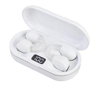 Jiawu Cuffie per Traduzione AI Traduzione Efficiente 7 modalità per Viaggiatori D'affari PC Bianco 2 Auricolari + 1 Custodia di Ricarica