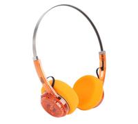 Jiawu Cuffie Wireless, Cuffie Auricolari Bluetooth 6.0 Stile retrò, Microfono Integrato, Oltre 20 Ore di Riproduzione, connettività a Doppio Dispositivo, Suono Ad Alta Risoluzione (Arancione