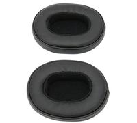 Jiawu Cuscinetti Auricolari in Morbida Pelle Proteica per Crusher 3.0 Wireless Hesh3 - Aggiorna le Tue Cuffie con Memory Foam Ad Alta densità, Confezione da 2 Maggiore Durata (BLACK)