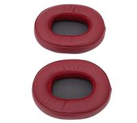 Jiawu Cuscinetti Auricolari in Morbida Pelle Proteica per Crusher 3.0 Wireless Hesh3 - Aggiorna le Tue Cuffie con Memory Foam Ad Alta densità, Confezione da 2 Maggiore Durata (WINE RED)