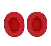 Jiawu Cuscinetti Auricolari in Morbida Pelle Proteica per Crusher 3.0 Wireless Hesh3 - Aggiorna le Tue Cuffie con Memory Foam Ad Alta densità, Confezione da 2 Maggiore Durata (rosso)