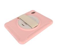 Jiawu Custodia per Tablet Antiurto con Supporto Girevole a 360 Gradi e Cinghia da Polso per Tablet IOS Mini6, Custodia Protettiva per Multifunzione Facile Installazione (PINK)