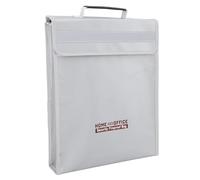 Jiawu Custodia Portadocumenti Ignifuga, Borsa Portasoldi Portatile Multiuso Ignifuga con Striscia Riflettente, Protezione Fino a 1000°C, Borsa Portadocumenti con Cerniera