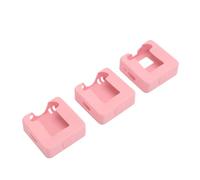 Jiawu Custodia Protettiva in Silicone, Copertura Antiurto per Microfono Wireless da 3 Pezzi, Copertura Antiurto per Microfono con Foro Preciso Protezione Completa per Microfonico Wireless Go and Go