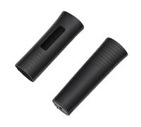 Jiawu Custodia Protettiva per Microfono Wireless, Copertura per Impugnatura del Microfono in Silicone, Supporto per Custodia Protettiva per Antigoccia per Conferenze KTV (BLACK)