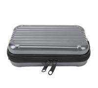 Jiawu Custodia Rigida Eccezionalmente Robusta per 3, Borsa Portatile per Fotocamera con Doppia Cerniera e Cinghia Laterale, Custodia Bianca per Fotocamera PC per Viaggi, Escursionismo, Ciclismo (GRAY)
