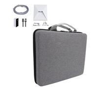 Jiawu Custodia Rigida per Mini Kit Parabola Mini Borsa da Viaggio Custodia da Trasporto Borsa per Accessori Satellitari, Scatola Portaoggetti Ethernet