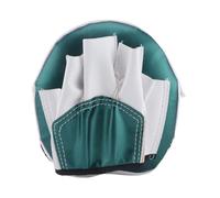 Jiawu da Boxe per Bambini, con Messa a Fuoco Curva, Mini Guantoni da Boxe per Allenamento, Durevoli Cuscinetti in Pelle PU per Bambini, Muay Thai, Taekwondo Sanda (GREEN)