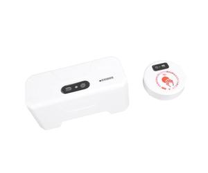 Jiawu di Scarico per WC Senza Contatto con Sensore a Infrarossi, | Sciacquone automatico per WC con impermeabilità IPX6, facile installazione, per la maggior parte dei WC con scarico