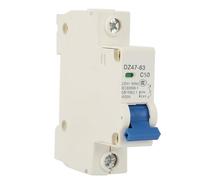 Jiawu DZ47-63 Interruttore Automatico Miniatura, 1 Polo, 230V, 63A (50A) | Interruttore MCB, ritardante di , potere di interruzione 4,5 KA, per sistemi solari fotovoltaici, box bus, distribuzione CC